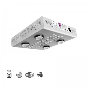 OEM/ODM Factory New Design 2018 Wifi Control Uv/ir 12 Band Full Spectrum Led Grow Light For Indoor Hypdroponic Plants