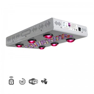 OEM/ODM Factory New Design 2018 Wifi Control Uv/ir 12 Band Full Spectrum Led Grow Light For Indoor Hypdroponic Plants