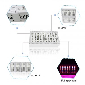 High Quality 1000w Double Chips Cob Led Grow Light For Basement Vegfruit Plant